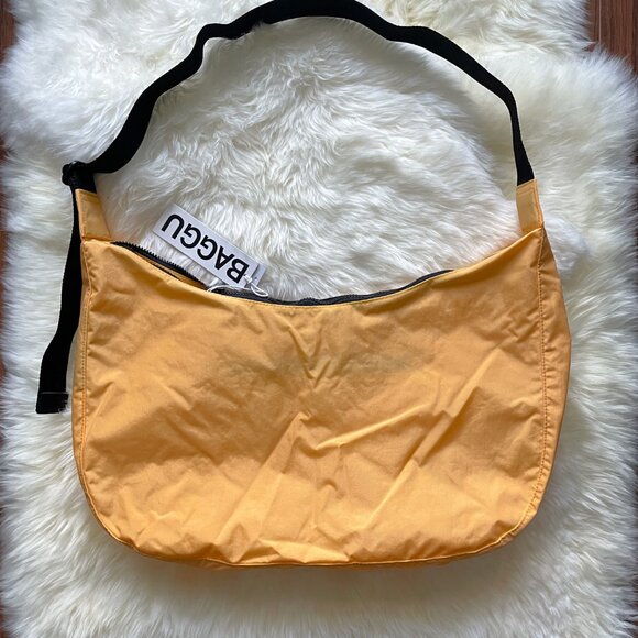 NWT Baggu Large Crescent Bag - Mango - Picture 2 of 7